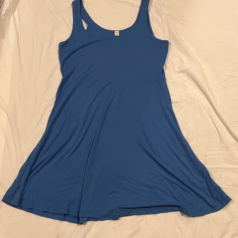 Blue summer dress, size extra large, never worn!